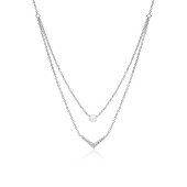 Colier argint cu perla si pandantiv cu pietre DiAmanti SK23493_W-G